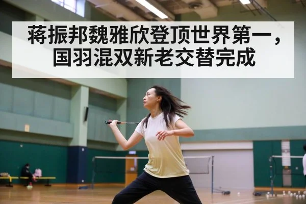 badminton court action shot